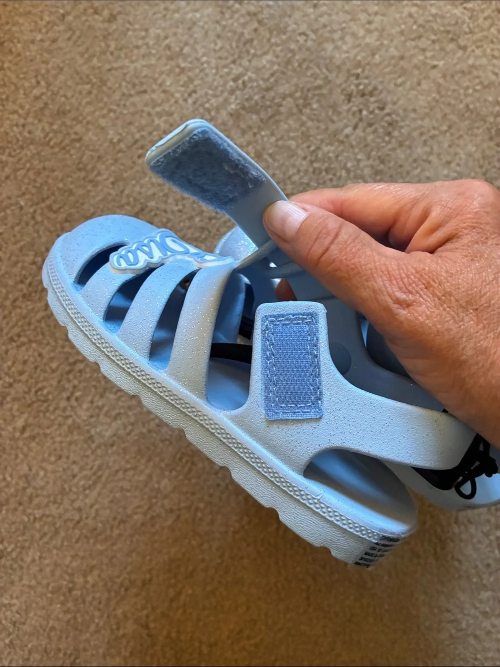 Disney Frozen Elsa Sandals - Toddler Girls Size 10